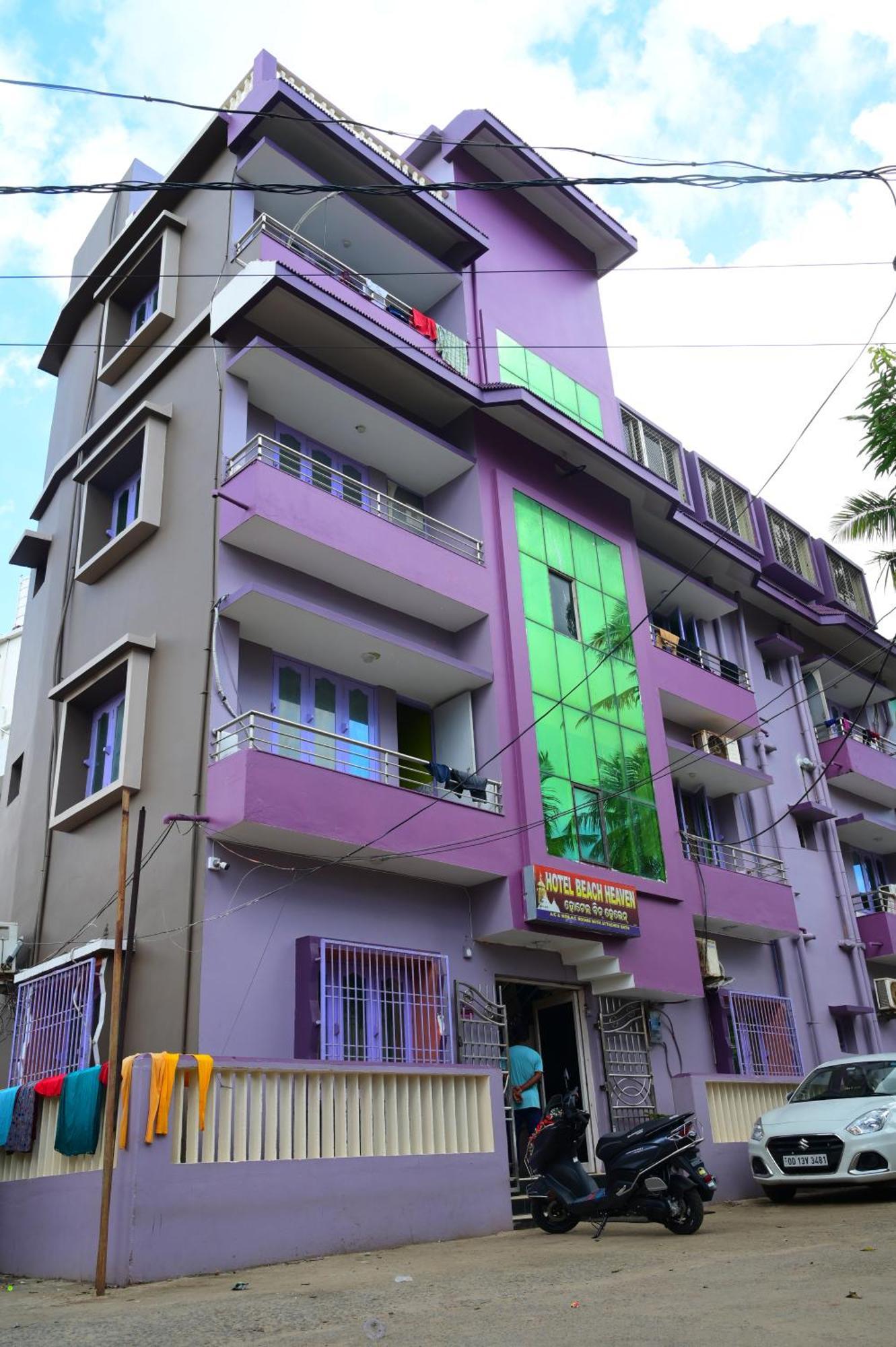 Mor Hotel Beach Heaven-স্বর্গদ্বার গোল্ডেন বিচ এবং মন্দিরের কাছে হোটেল বিচ হেভেন- Near Golden Beach & Temple Best Selling & Best Choice Of Travellers Puri Exteriör bild