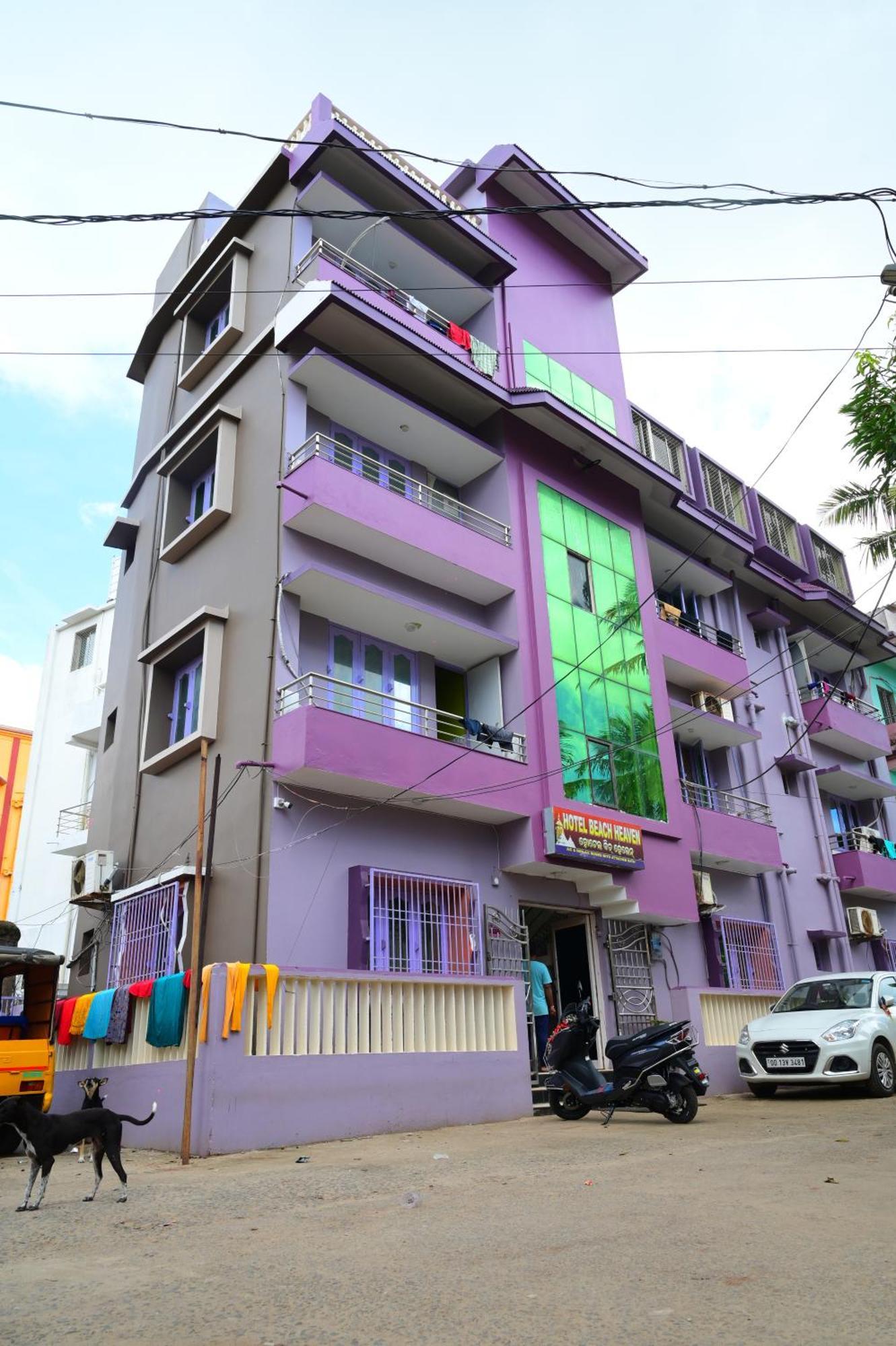 Mor Hotel Beach Heaven-স্বর্গদ্বার গোল্ডেন বিচ এবং মন্দিরের কাছে হোটেল বিচ হেভেন- Near Golden Beach & Temple Best Selling & Best Choice Of Travellers Puri Exteriör bild
