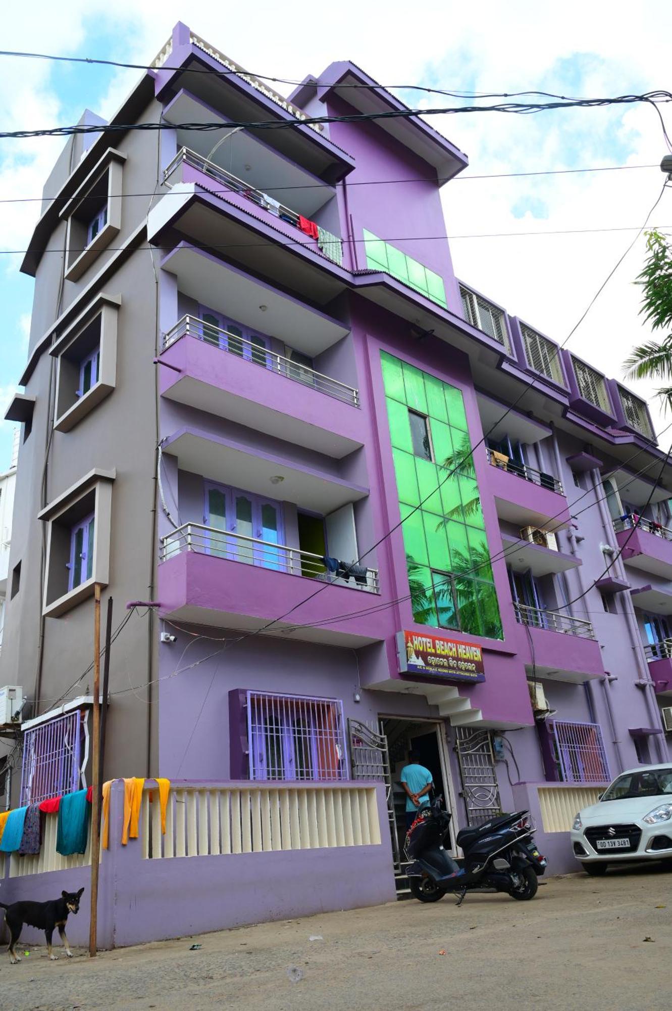 Mor Hotel Beach Heaven-স্বর্গদ্বার গোল্ডেন বিচ এবং মন্দিরের কাছে হোটেল বিচ হেভেন- Near Golden Beach & Temple Best Selling & Best Choice Of Travellers Puri Exteriör bild